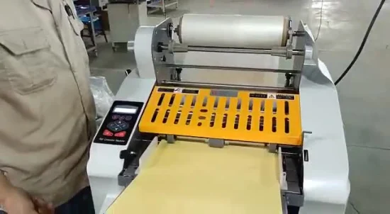 Máquina laminadora de laminación de película en rollo caliente barata F350A Boway